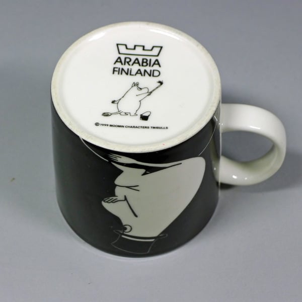 旧ロゴ/Arabia アラビア ムーミンパパ マグカップ （Black） | +++ FIK