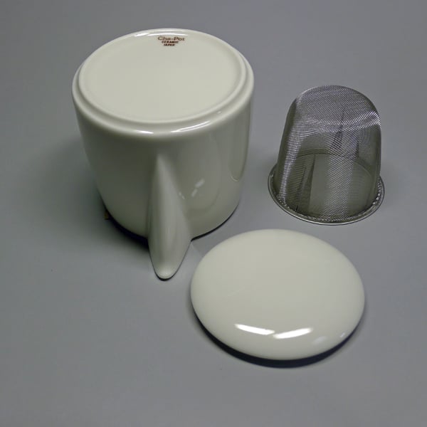 【即購入OK】Time & Style 小松誠 其泉窯製 グラフィックシリーズ 小松誠 ティーポット Cha-pot (CP-1) & 白樺マット | +++ FIKA ++