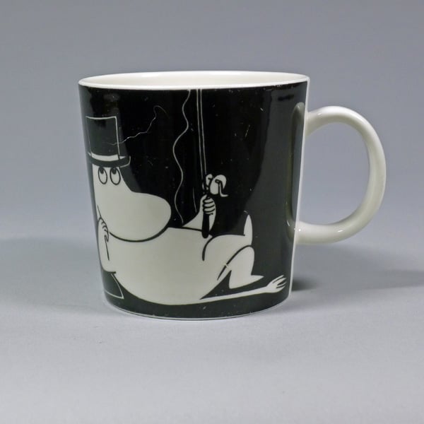 旧ロゴ/Arabia アラビア ムーミンパパ マグカップ （Black） | +++ FIK