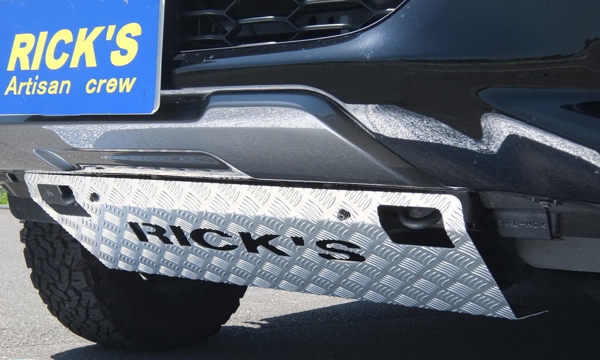 RICK'S スキッドプレート アルミ製素地（板厚2.5㎜）For HILUX