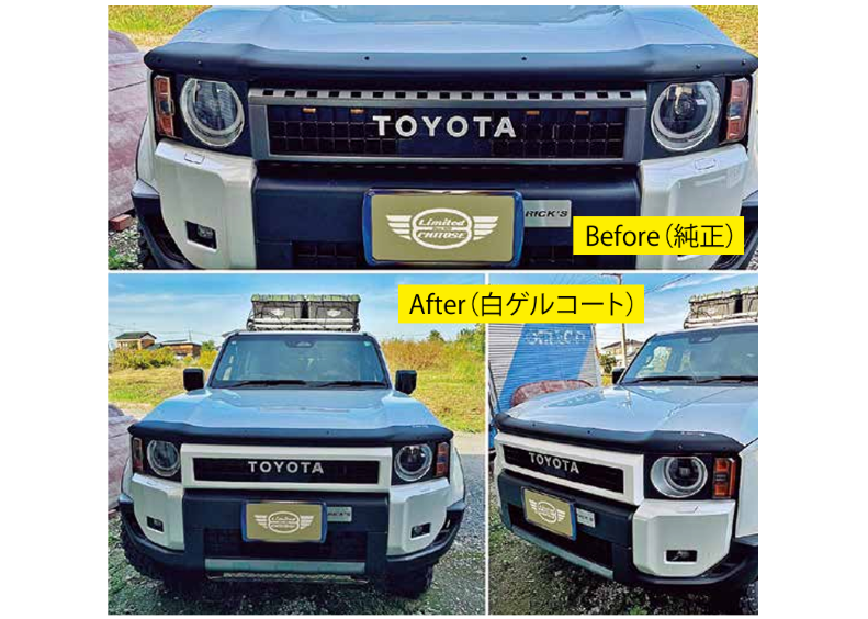 RICK'S カラードフレームグリル （純正カラー仕上）For LAND-CRUISER25