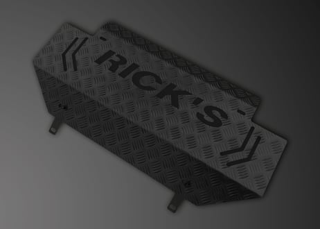 RICK'S スキッドプレート アルミ製カチオン黒塗装For 150PRADO