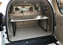 RICK'S リヤスキッドプレート アルミ製カチオン黒塗装 For 150PRADO