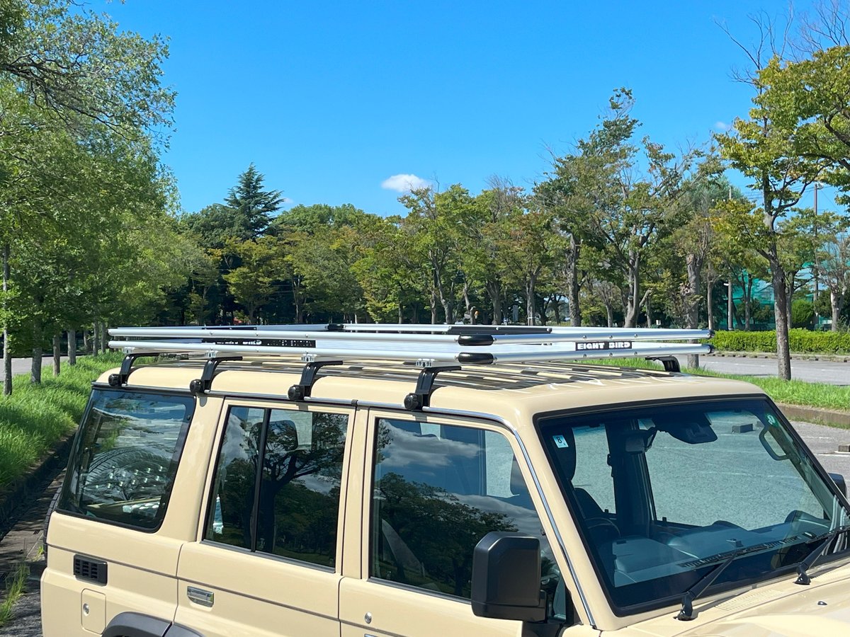 EIGHT BIRD アルミ製ルーフラック（タイプL）LIMITED-EDITION 全長22