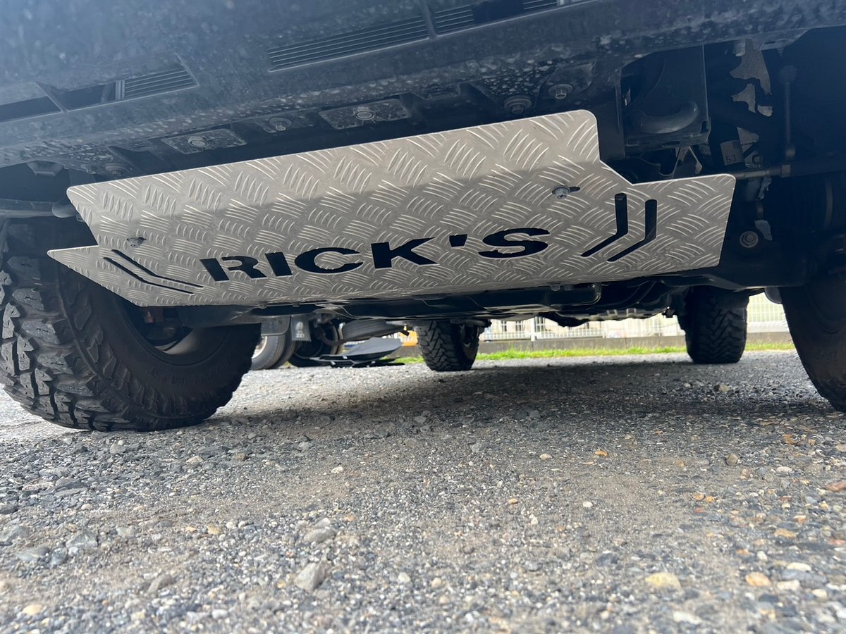 リミテッドチトセ RICK'S スキッドプレート　アルミ製　Amuro様 RICK'S スキッドプレート アルミ製素地（板厚2.5㎜）For 150PRADO | ”L