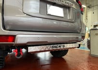 RICK'S スキッドプレート アルミ製ウレタン塗装[レッドメタリック]For