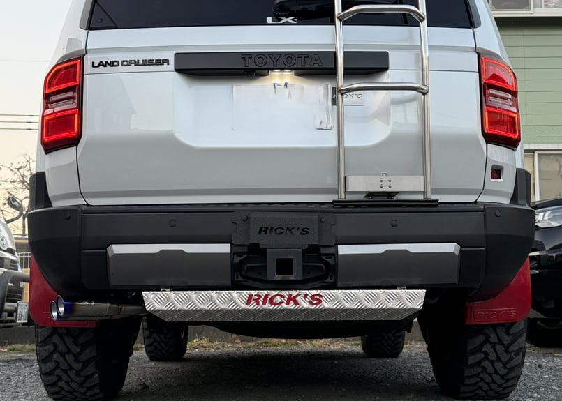 RICK'S リヤスキッドプレート（アルミ製素地） for LAND-CRUISER250 |