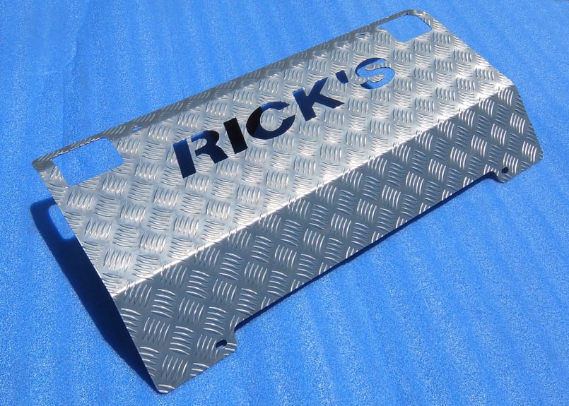 RICK'S スキッドプレート アルミ製素地（板厚2.5㎜）For HILUX