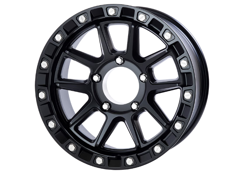 新型ランクル70専用】MKW M205 8.5J-17 5H150 BLACK-CAT