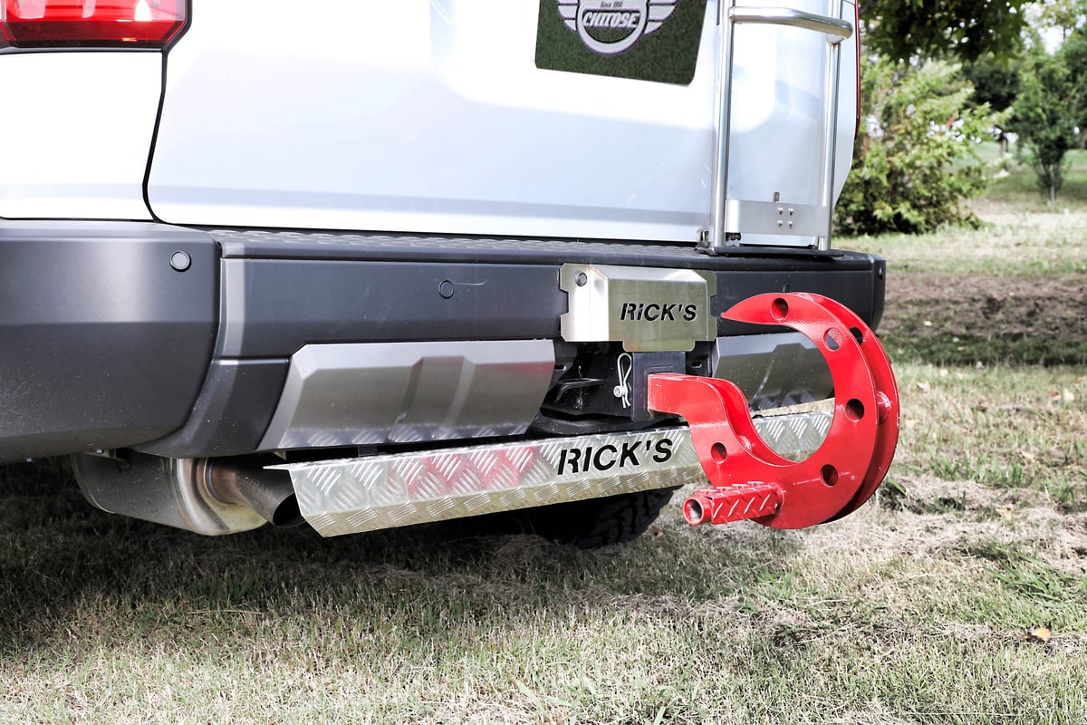 RICK'S リヤスキッドプレート（アルミ製素地） for LAND-CRUISER250 |