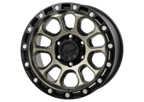 RICK'S リヤスキッドプレート アルミ製カチオン黒塗装 For HILUX