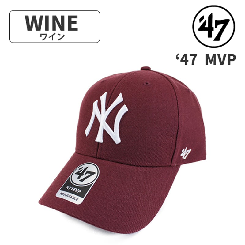 【C104】NY ヤンキース　MLB キャップ MLB公認 '47BRAND CLEAN UP CAP NY New York Yankees