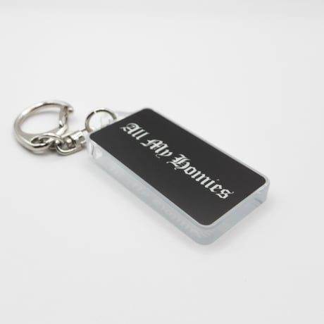 All My Homies Acrylic Key Ring Set (Black & White)