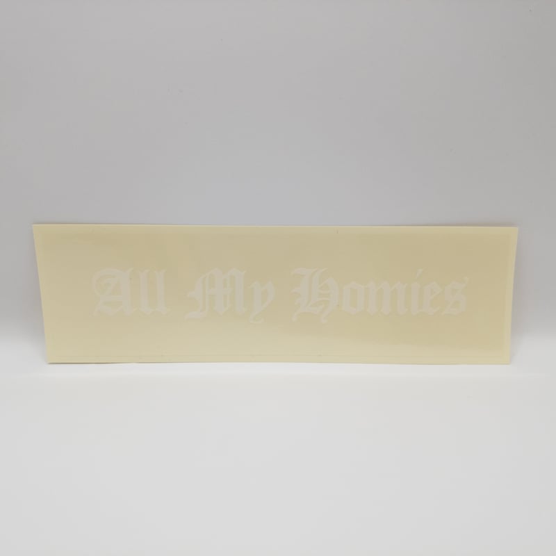 All My Homies Clear Sticker 2P Set | allmyhomie
