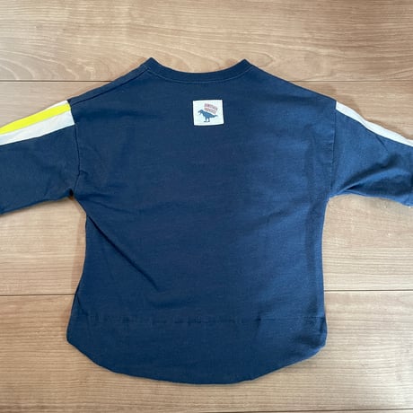 【★4】110cm 恐竜 5分袖Tシャツ