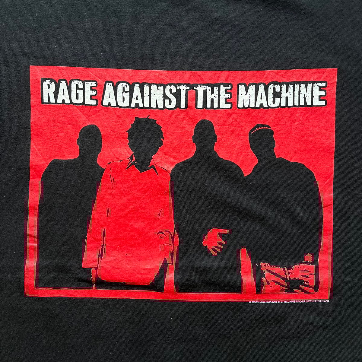 XL RAGE AGAINST THE MACHINE giant ©️1999 Vintage 1999 Giant Rage Against the Machine Short Sleeve