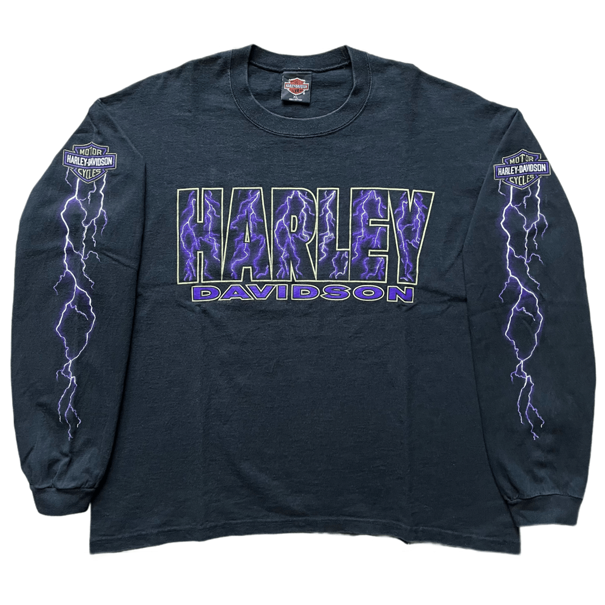 Harley Davidson Purple Thunder LS Tee | Onyx