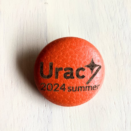 【限定20個】Uracy本革スポンサーバッジ～カワグチ×ネコヤマコラボ～