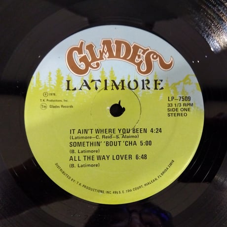 LATIMORE / IT AIN'T WHERE YOU BEEN