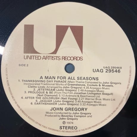 John Gregory / A Man For All Seasons