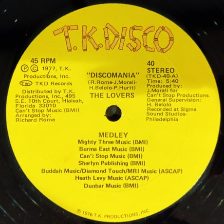 The Lovers / Discomania (Medley)
