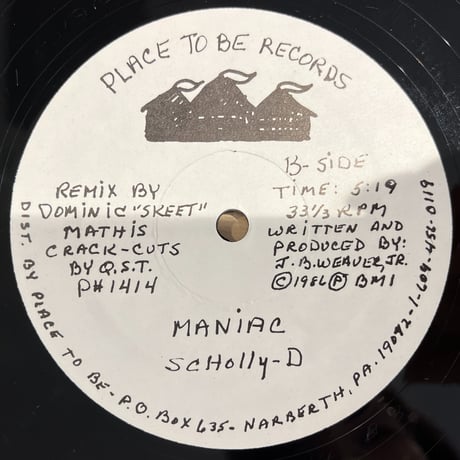 Schoolly D / Gangster Boogie