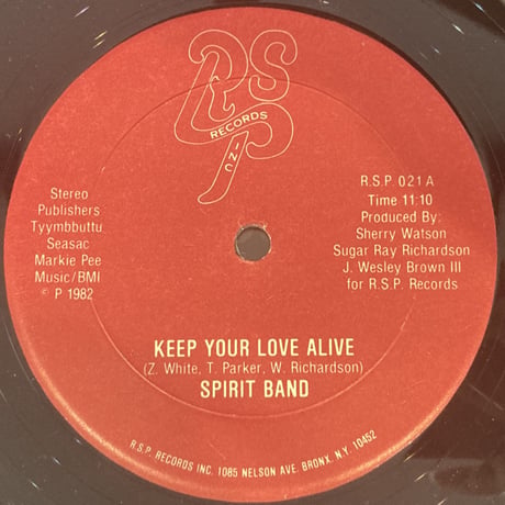 Spirit Band / Keep Your Love Alive
