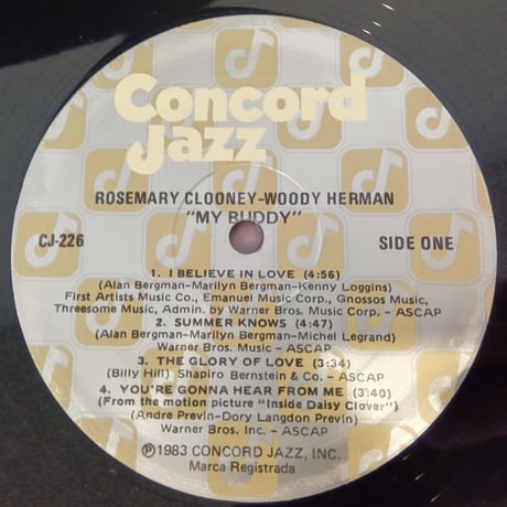 ROSEMARY CLOONEY & WOODY HERMAN / MY BUDDY