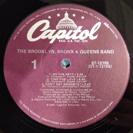 The B.B. & Q. Band / The Brooklyn, Bronx & Queens Band