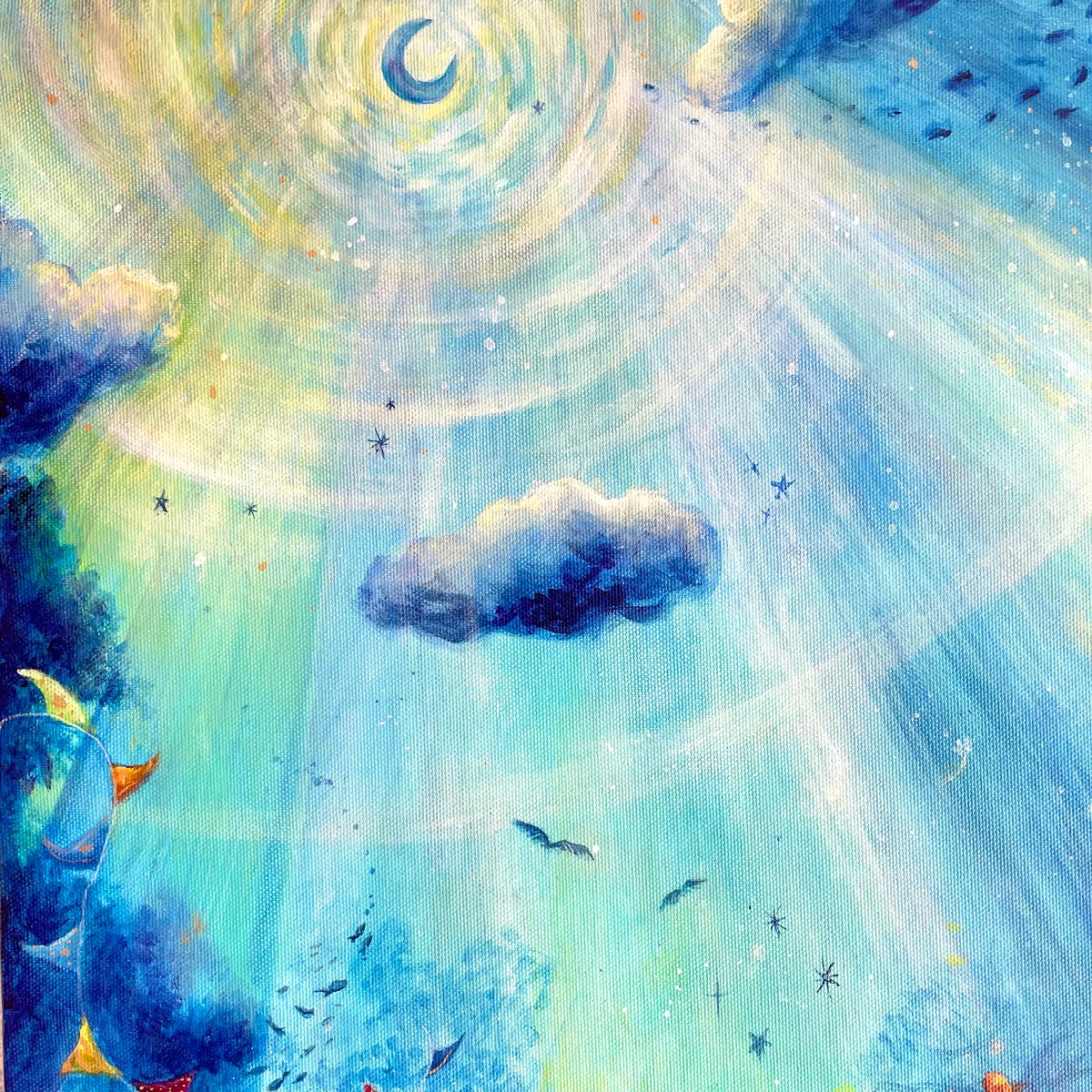 空と海　ガッシュ画 fit=scale-down,w=1200