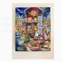 空と海が交じる街 | mikako watatuki Art Shop