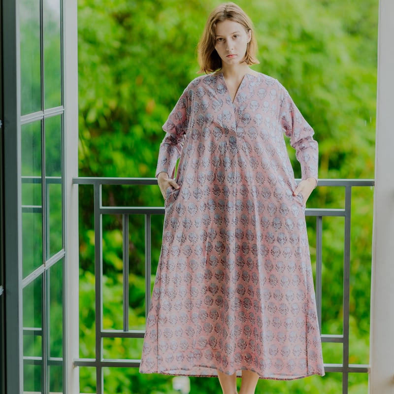 クルタ （ハンドブロックプリント） | Jonno