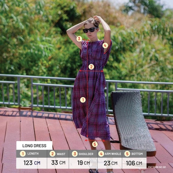 インド綿（ハンドブロックプリント）2 WAY 肩紐ワンピース | Jonno