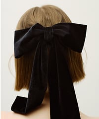 velour ribbonバレッタ