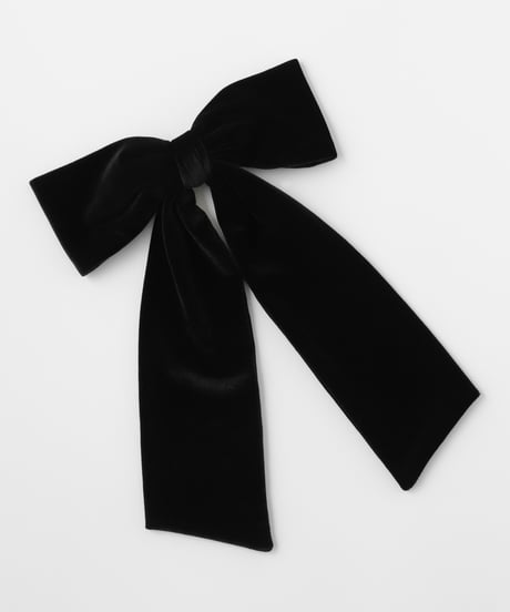 velour ribbonバレッタ