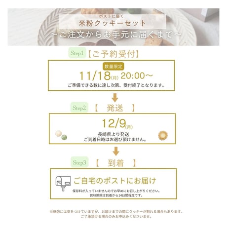 【送料無料】ポストに届くLetter Cookies＋plus12月発送