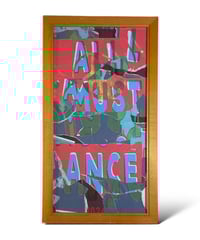 "ALL MUST DANCE"/ framed paper-cutting art