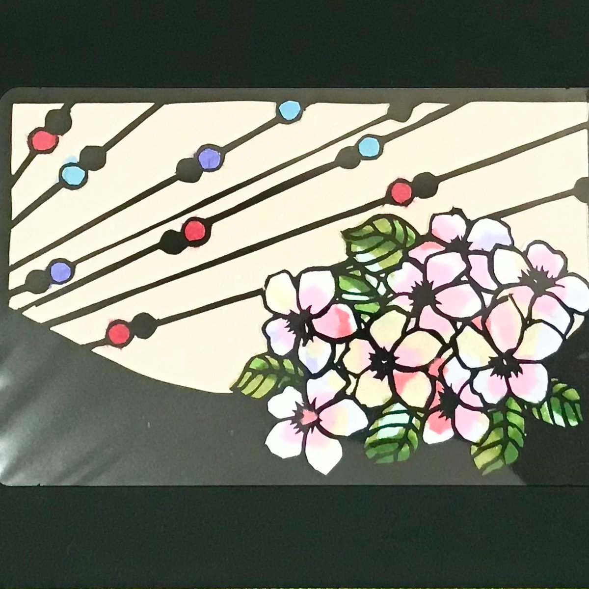 切り絵”花水彩”【春・桜まつり】 | 手づくり和雑貨 紙工房季の歌