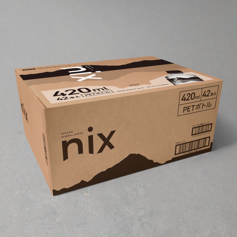 420ml nix ミネラルウォーター (42本入) | nix | ゼロに還る 420ml nix ミネラルウォーター (42本入) | nix | ゼロに還る