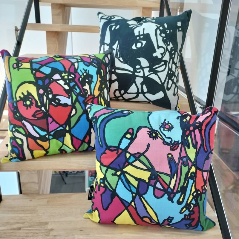 Monotone Pillow クッション・カバー | New Art Order