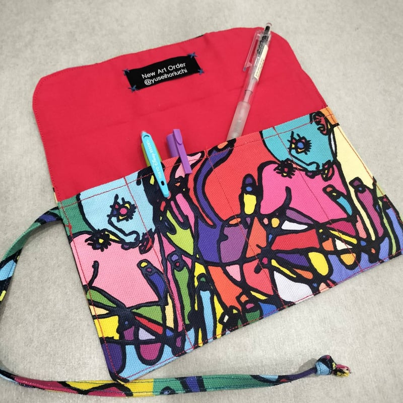 Pen Case Two Men Sitting ペンケース | New Art Order