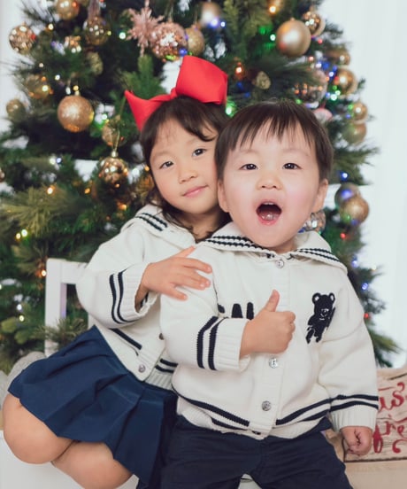 Mommy & Me original patch sailor cardigan