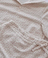 Double gauze mini floral cotton set