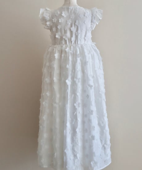 【予約販売】Flower field volume dress
