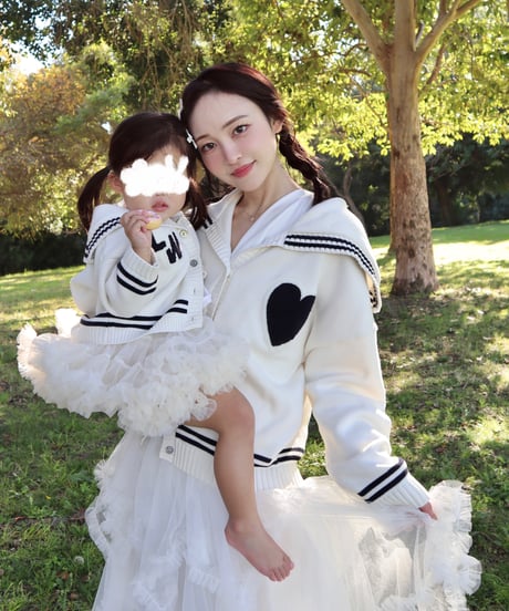 Mommy & Me original patch sailor cardigan