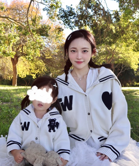 Mommy & Me original patch sailor cardigan