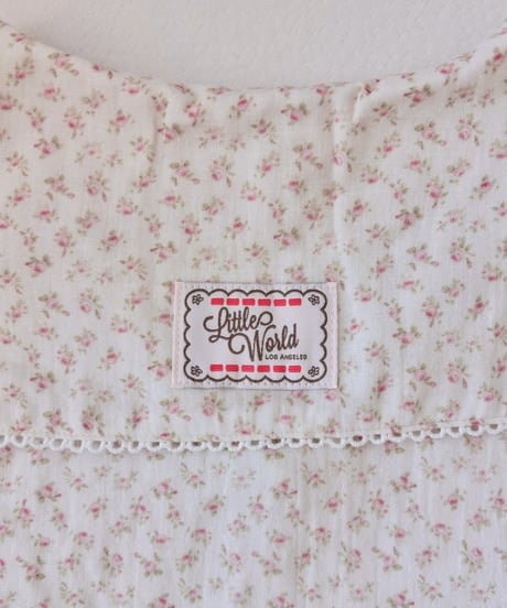 Double gauze mini floral cotton set