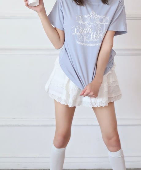 【Project LW】Merry-go-round T-shirt (blue)
