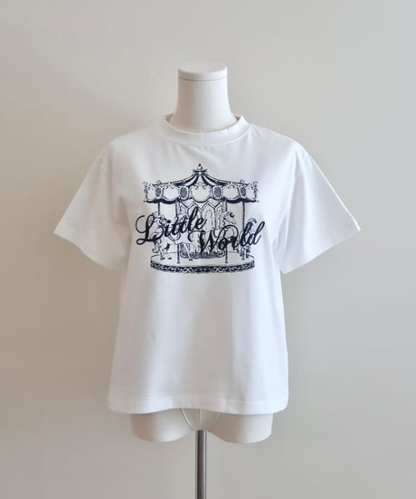 【Project LW】Merry-go-round T-shirt (white)