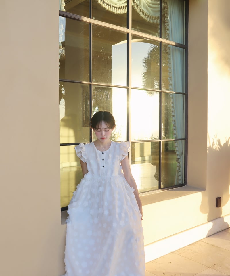 Flower field volume dress | Little World